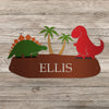 Dinosaurs - Personalized Metal Wall Art/Decor/Sign