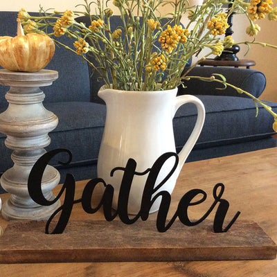 Gather sign - Metal Wall Art/Decor